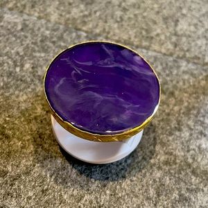 Ellie Los Angeles Agate Phone Holder Purple Brand New in Bag NEW NWOT